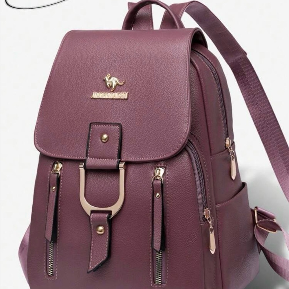 Beautiful nwt purple backpack/purse - Picture 6 of 6